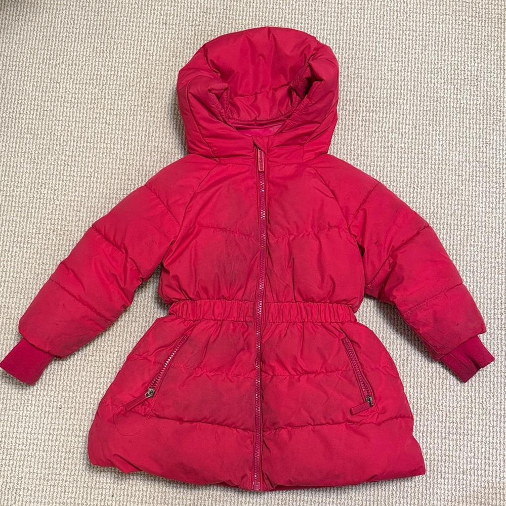 Jacadi Paris Pink Puffer Coat with Hood